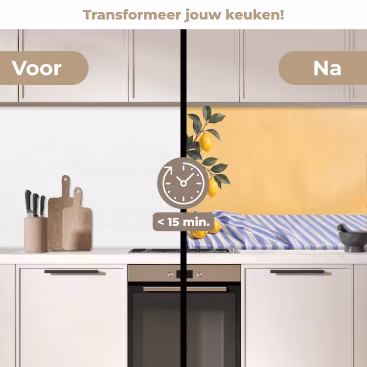 Keuken achterwand - Citroen - Stilleven - Modern — 2