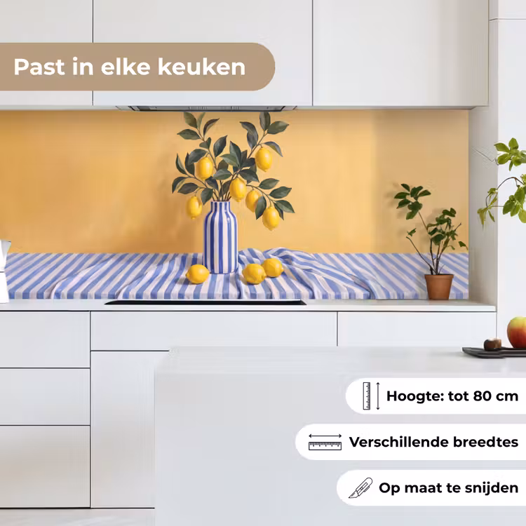 Keuken achterwand - Citroen - Stilleven - Modern — 4