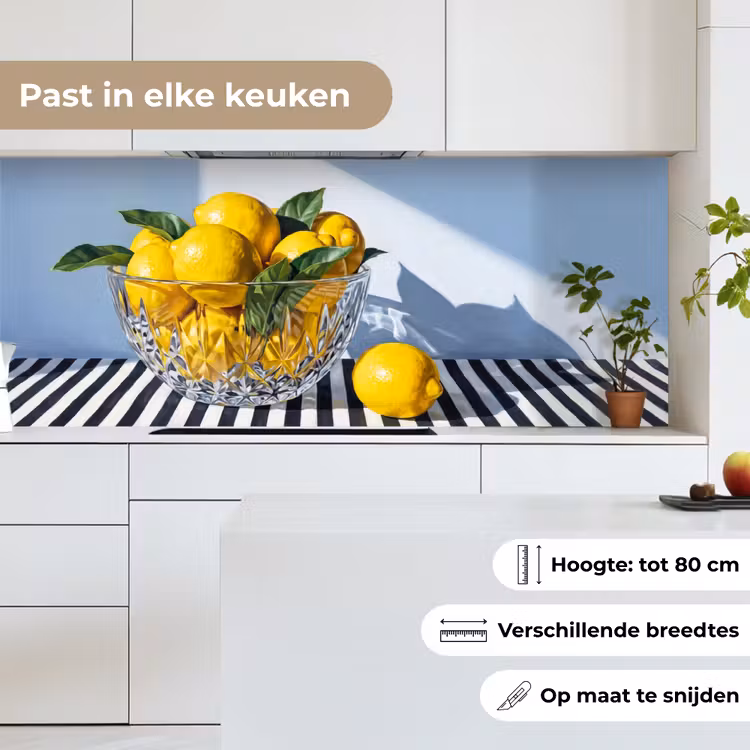 Keuken achterwand - Citroenen - Fruit - Geel — 4