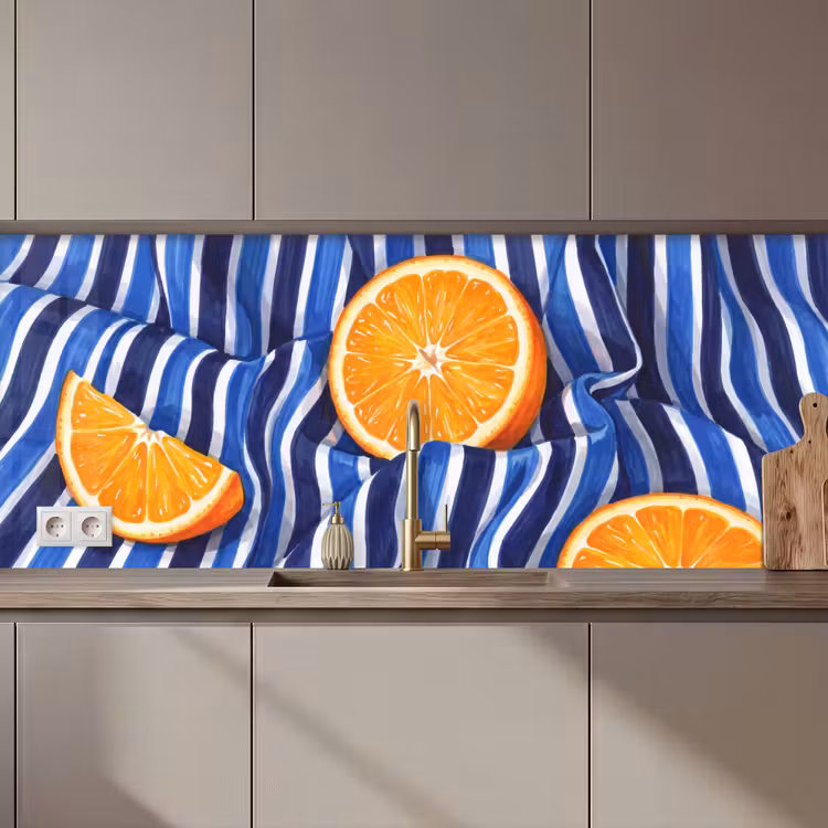 Keuken achterwand - Eten - Fruit - Oranje — 1