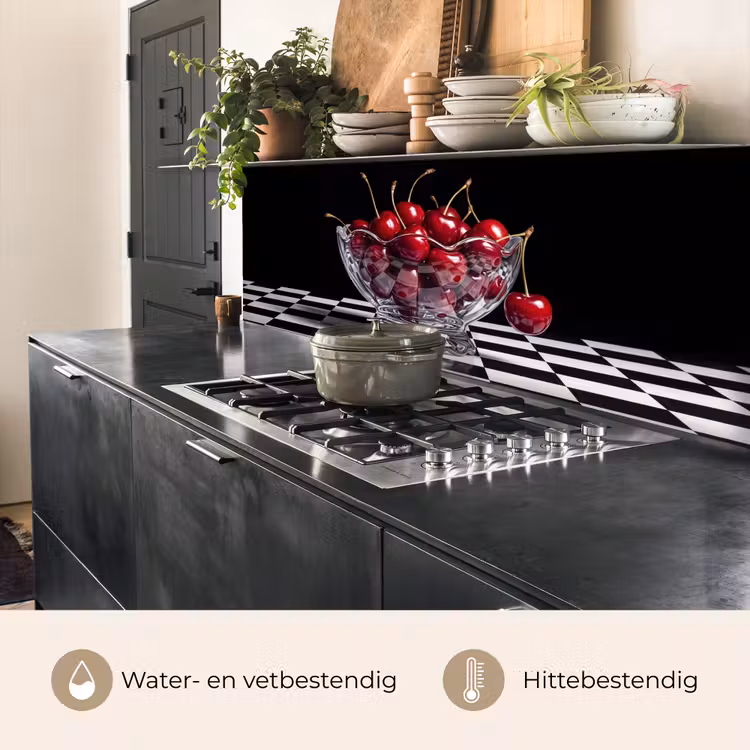 Keuken achterwand - Eten - Kersen - Rood — 3