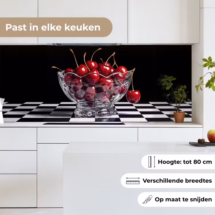 Keuken achterwand - Eten - Kersen - Rood — 4