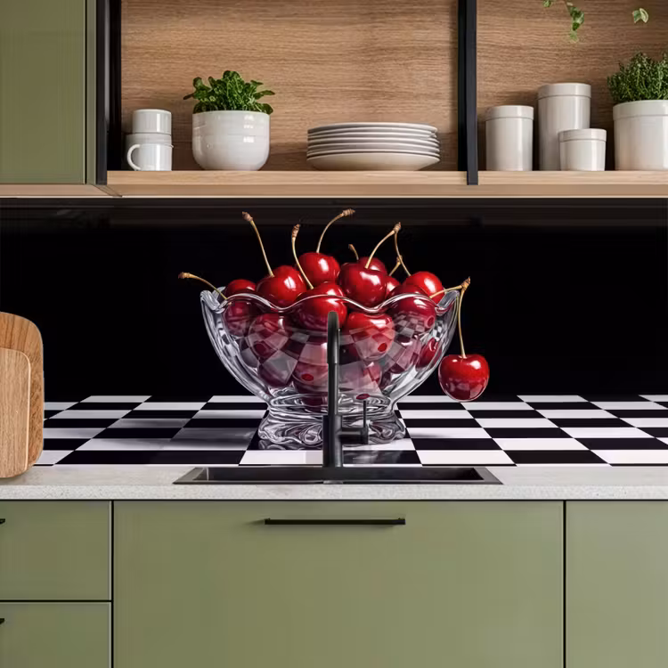 Keuken achterwand - Eten - Kersen - Rood — 5