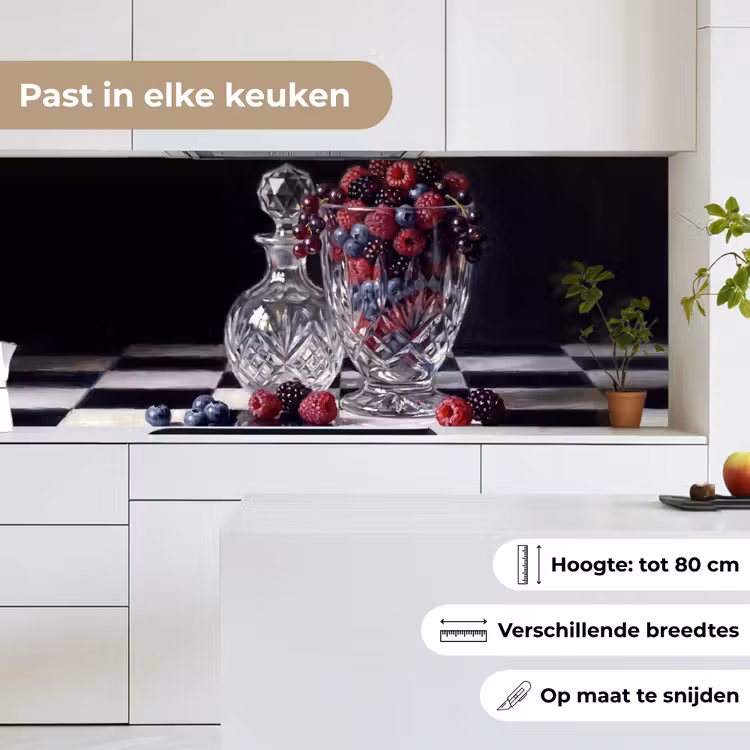 Keuken achterwand - Bessen - Kristal - Stilleven — 4