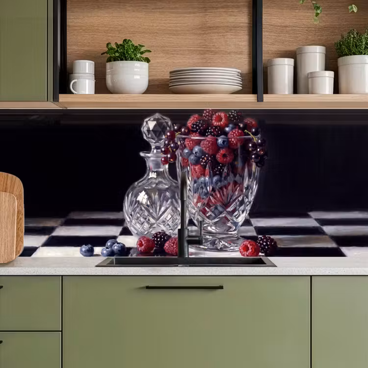 Keuken achterwand - Bessen - Kristal - Stilleven — 5