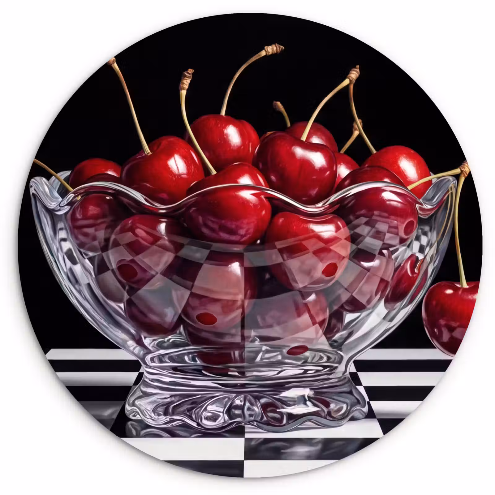 Muurcirkel - Eten - Kersen - Rood — 1