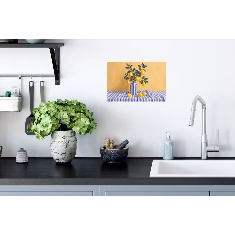 Muursticker - Citroen - Stilleven - Modern — 2