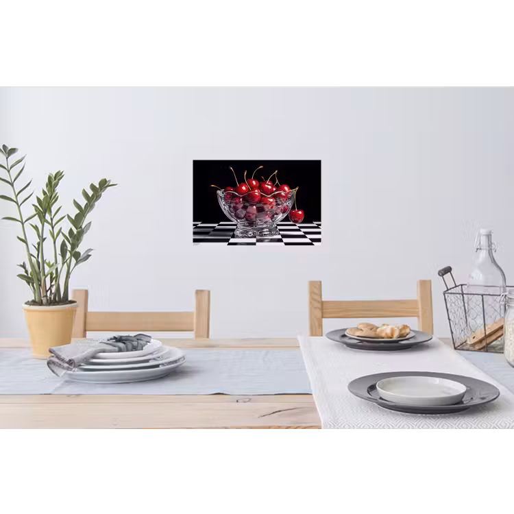 Muursticker - Eten - Kersen - Rood — 3