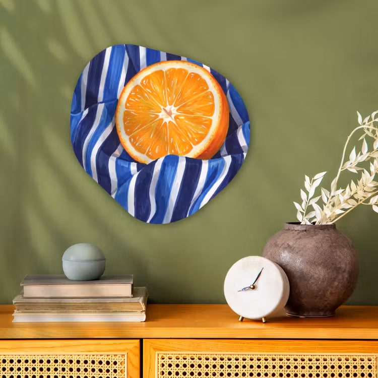 Organisch schilderij - Forex - Eten - Fruit - Oranje — 2