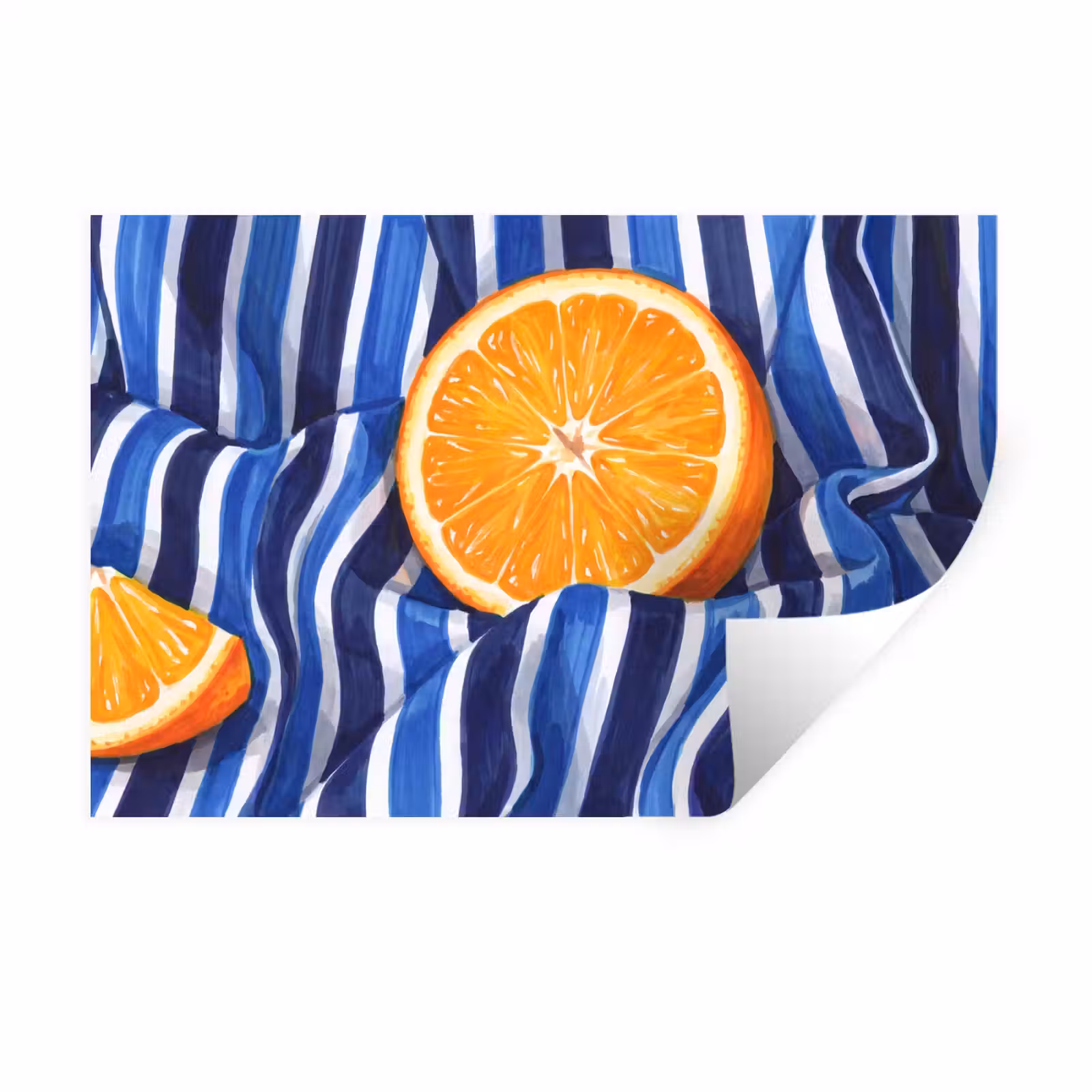 Muursticker - Eten - Fruit - Oranje — 1