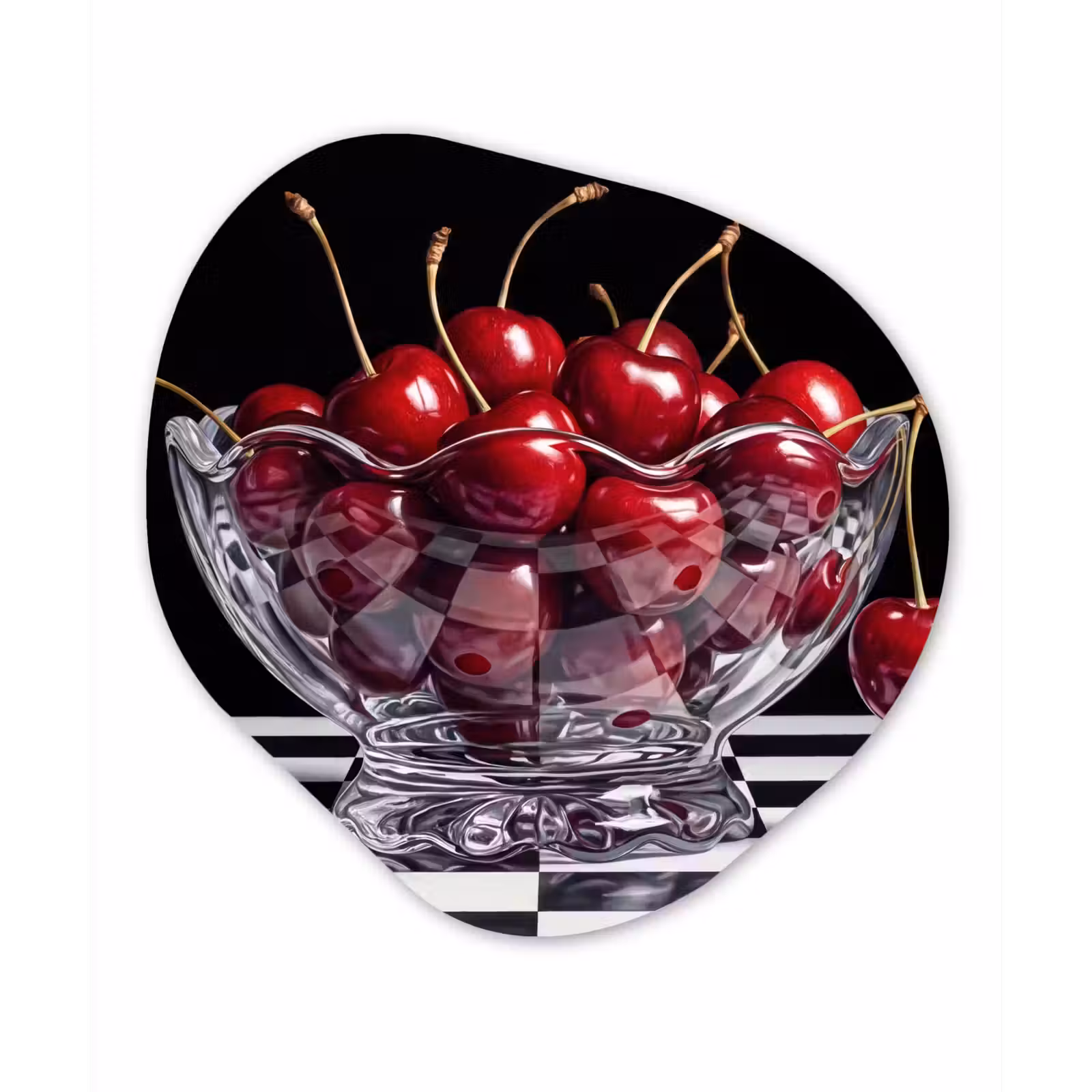 Organisch schilderij - Forex - Eten - Kersen - Rood — 1