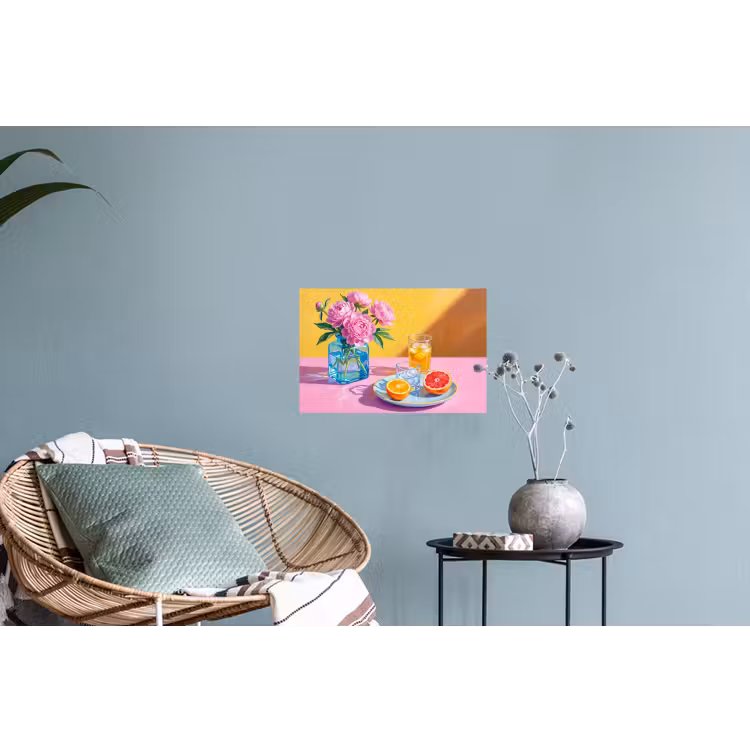 Muursticker - Bloemen - Roze - Modern — 4