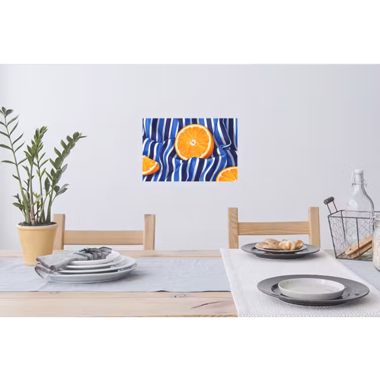 Muursticker - Eten - Fruit - Oranje — 3