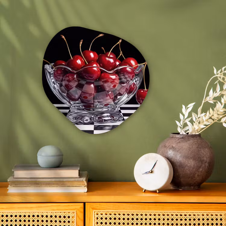 Organisch schilderij - Forex - Eten - Kersen - Rood — 2