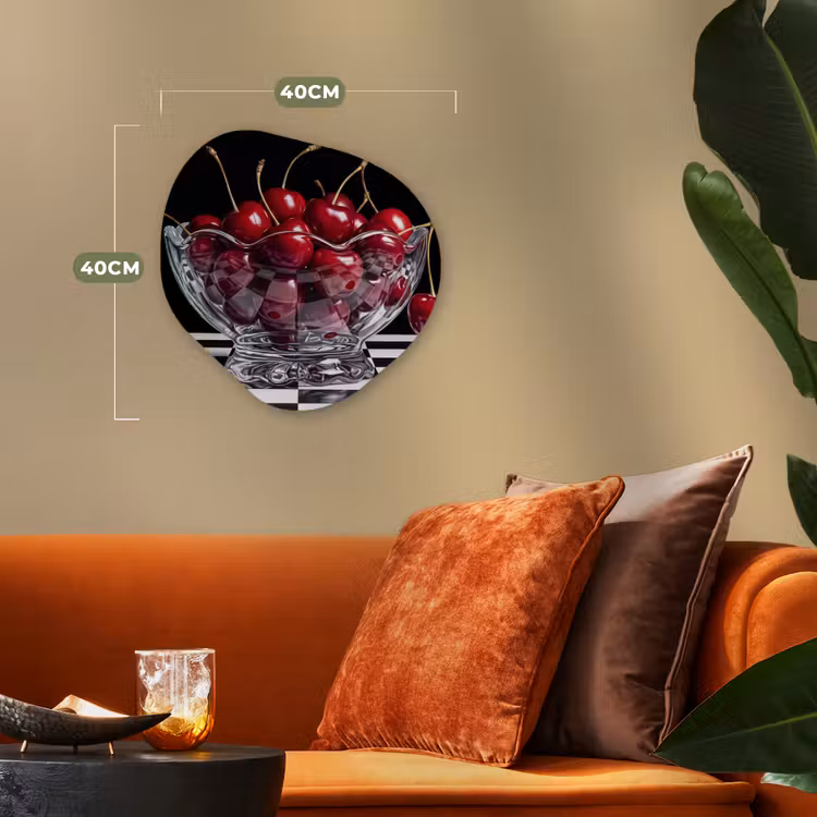 Organisch schilderij - Forex - Eten - Kersen - Rood — 4