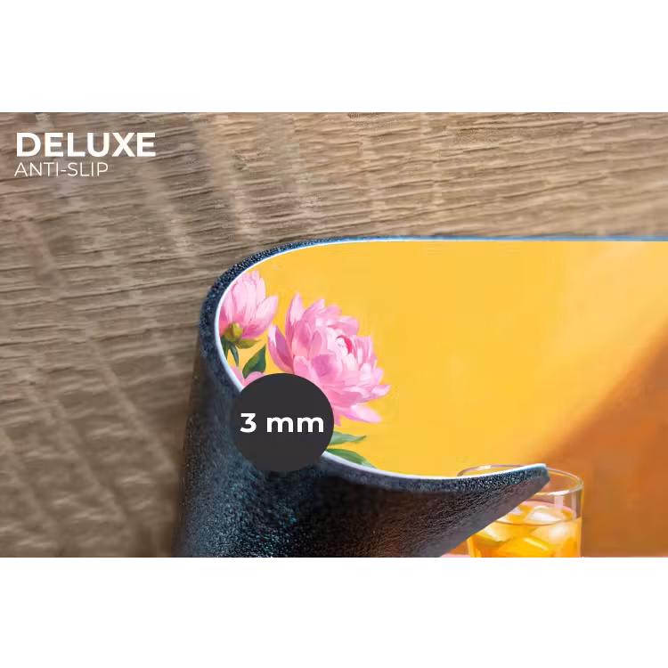 Placemat - 6 stuks - Bloemen - Roze - Modern — 4