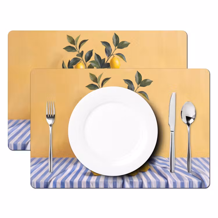 Placemat - 6 stuks - Citroen - Stilleven - Modern — 2