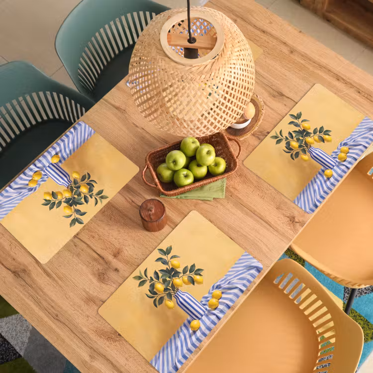 Placemat - 6 stuks - Citroen - Stilleven - Modern — 6