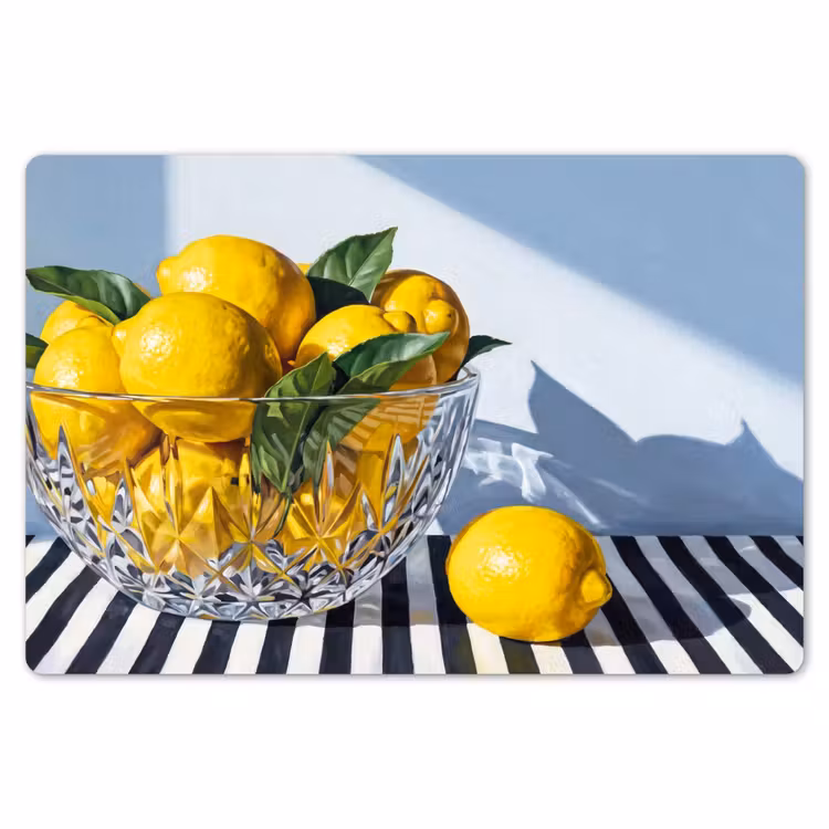Placemat - 6 stuks - Citroenen - Fruit - Geel — 7