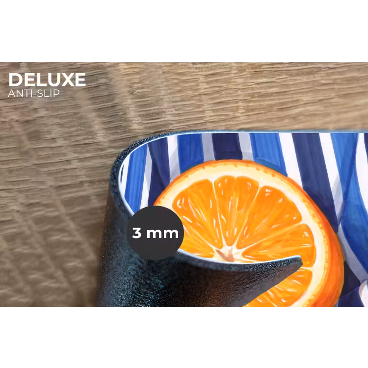 Placemat - 6 stuks - Eten - Fruit - Oranje — 4