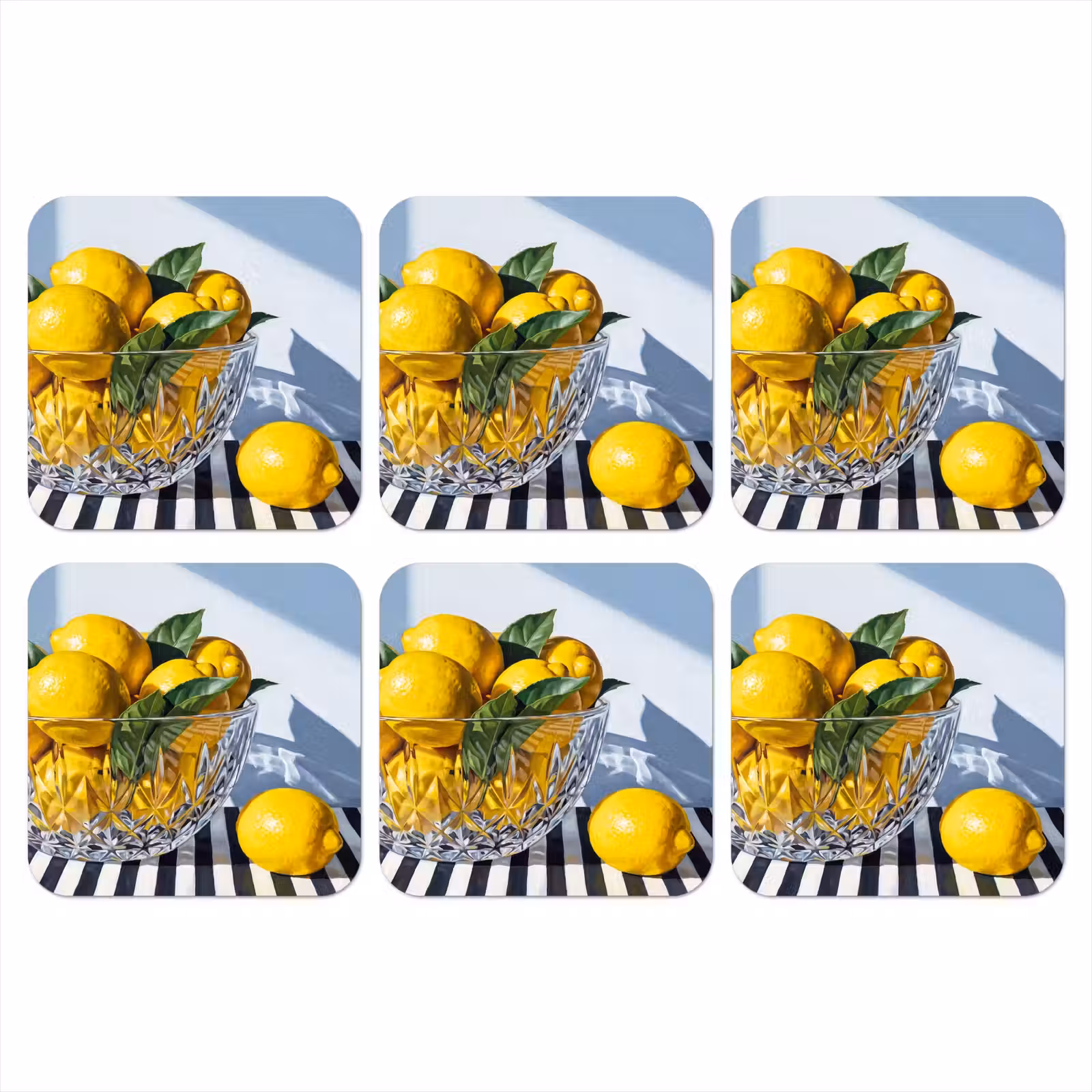 Onderzetter - Citroenen - Fruit - Geel — 1