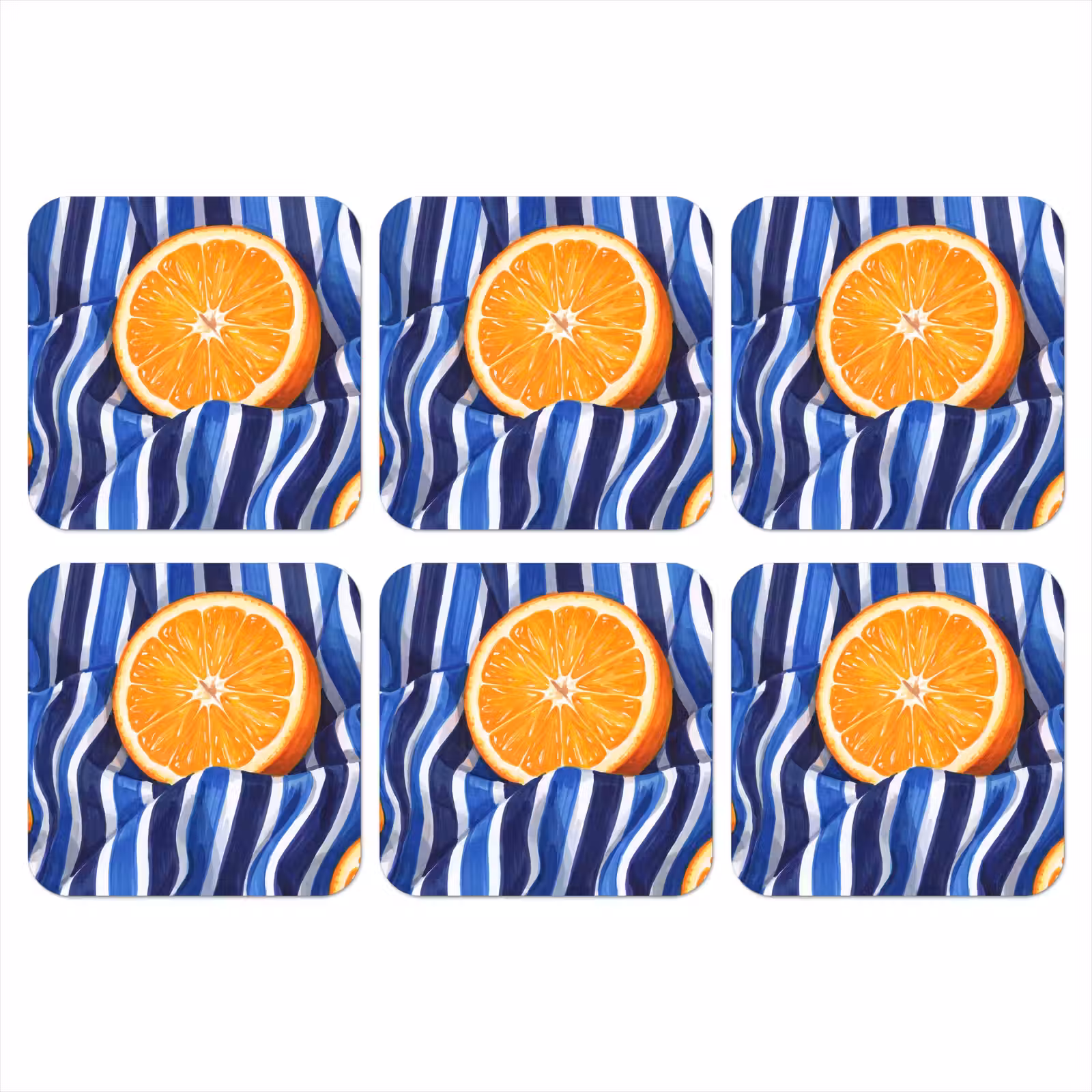 Onderzetter - Eten - Fruit - Oranje — 1