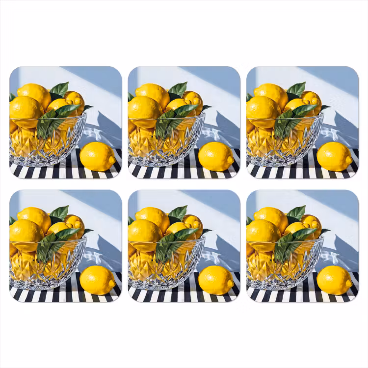 Onderzetter - Citroenen - Fruit - Geel — 1
