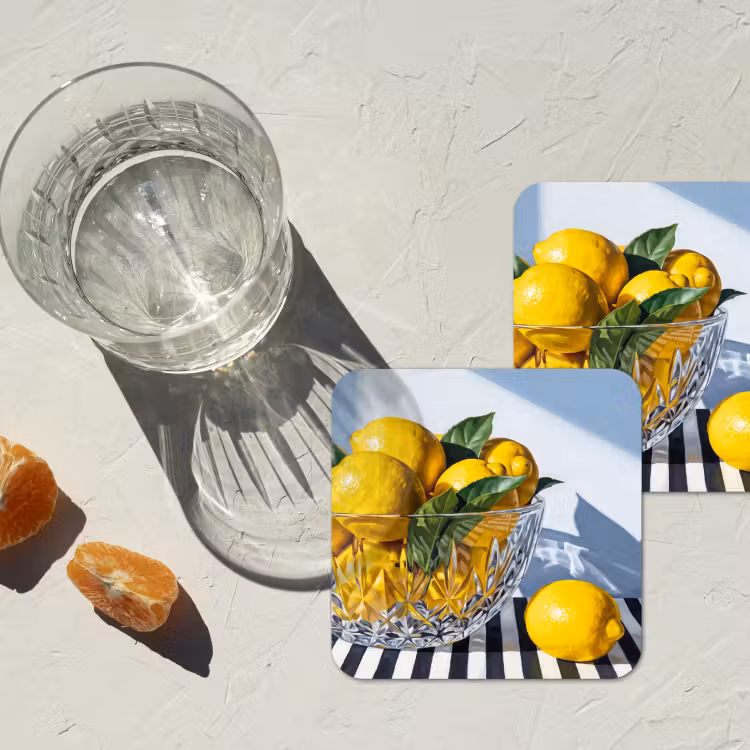 Onderzetter - Citroenen - Fruit - Geel — 2