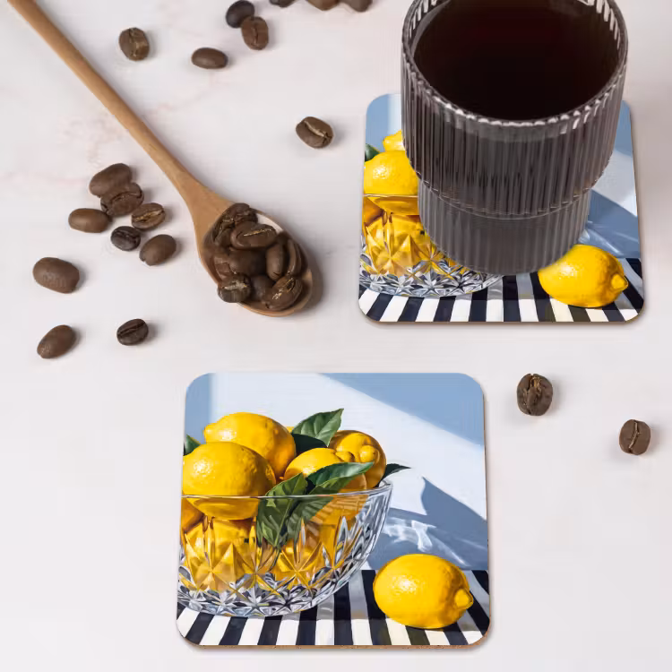 Onderzetter - Citroenen - Fruit - Geel — 4