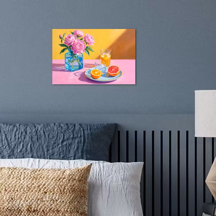 Poster - Bloemen - Roze - Modern — 3