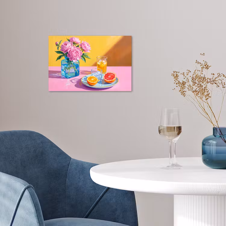 Poster - Bloemen - Roze - Modern — 4