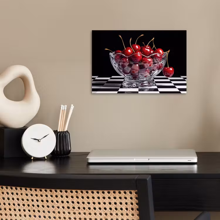 Poster - Eten - Kersen - Rood — 2