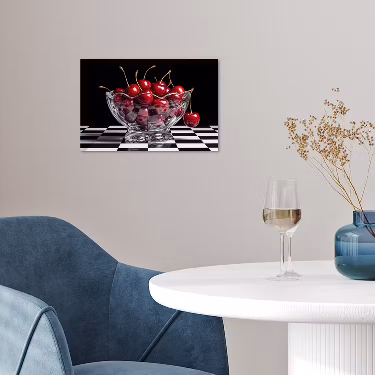 Poster - Eten - Kersen - Rood — 4