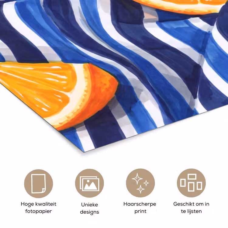 Poster - Eten - Fruit - Oranje — 5