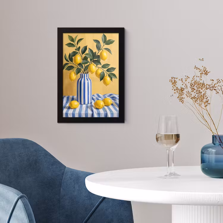 Poster met lijst - Citroen - Stilleven - Modern — 4