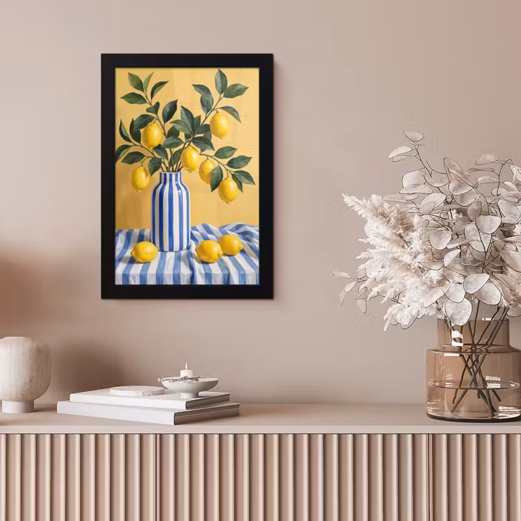 Poster met lijst - Citroen - Stilleven - Modern — 5