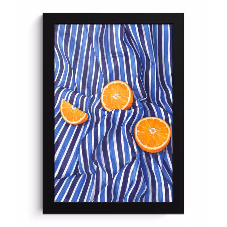 Poster met lijst - Eten - Fruit - Oranje — 1
