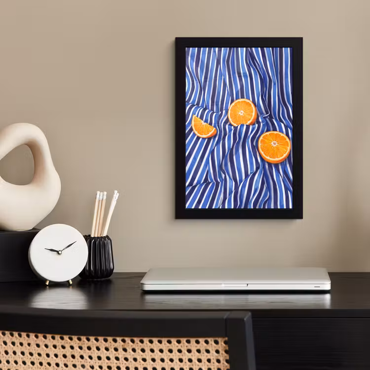 Poster met lijst - Eten - Fruit - Oranje — 2