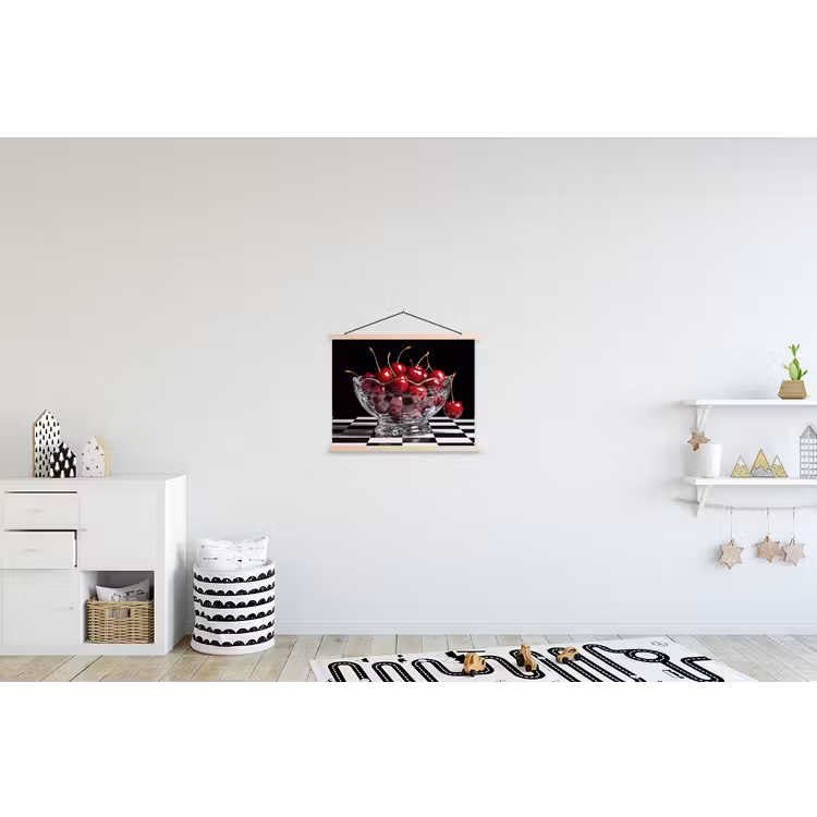 Schoolplaat - Eten - Kersen - Rood — 3