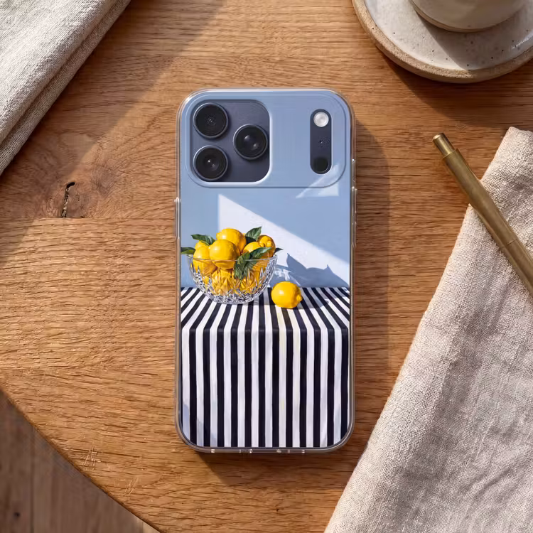 Telefoonhoesje Softcase - Citroenen - Fruit - Geel — 2