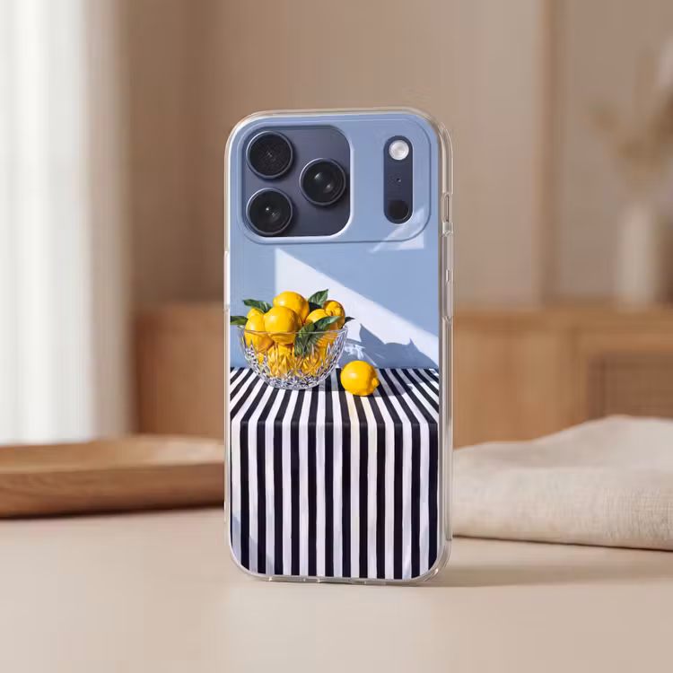 Telefoonhoesje Softcase - Citroenen - Fruit - Geel — 3