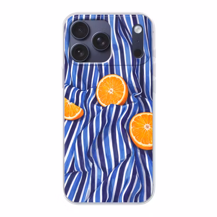 Telefoonhoesje Softcase - Eten - Fruit - Oranje — 1