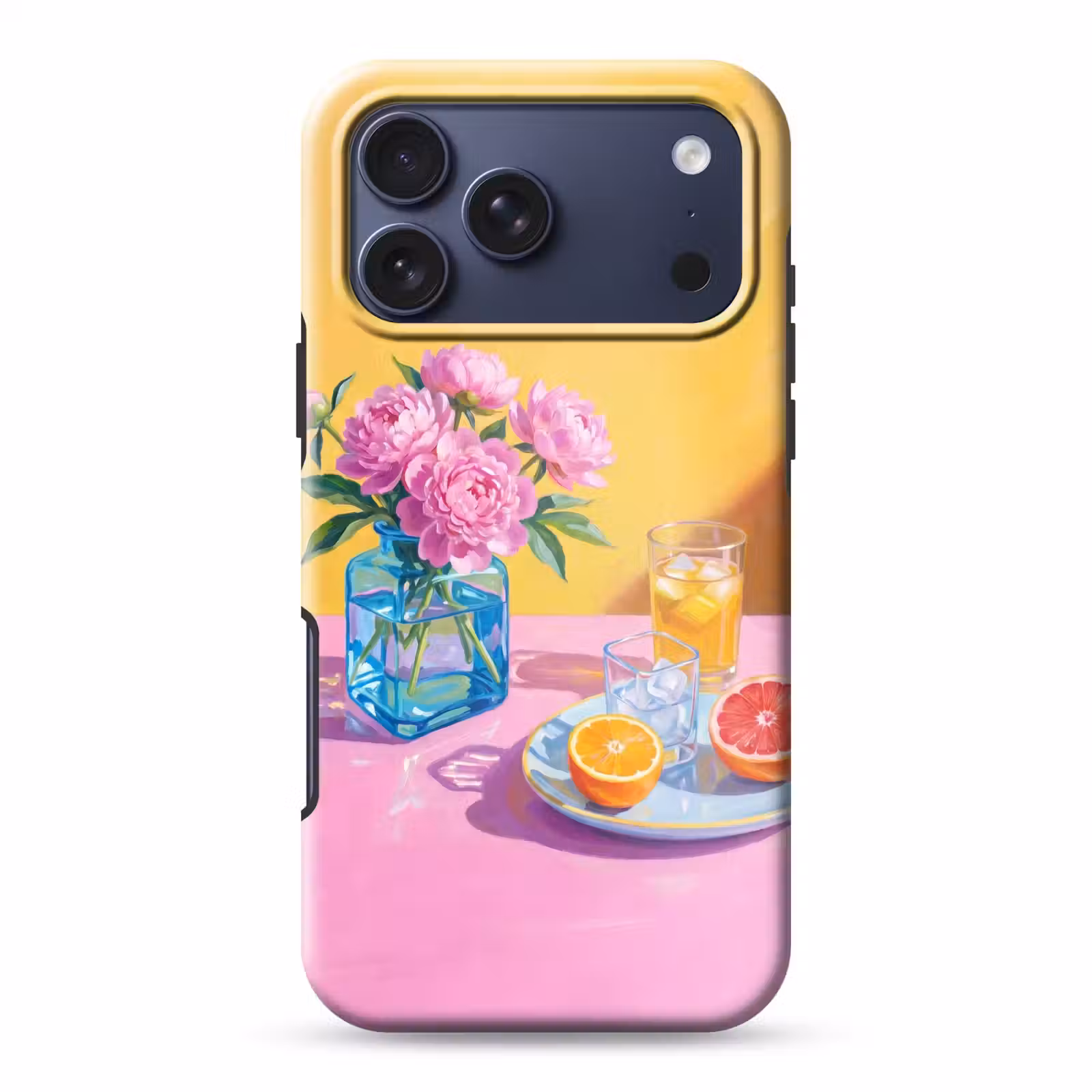 Telefoonhoesje Toughcase - Bloemen - Roze - Modern — 1