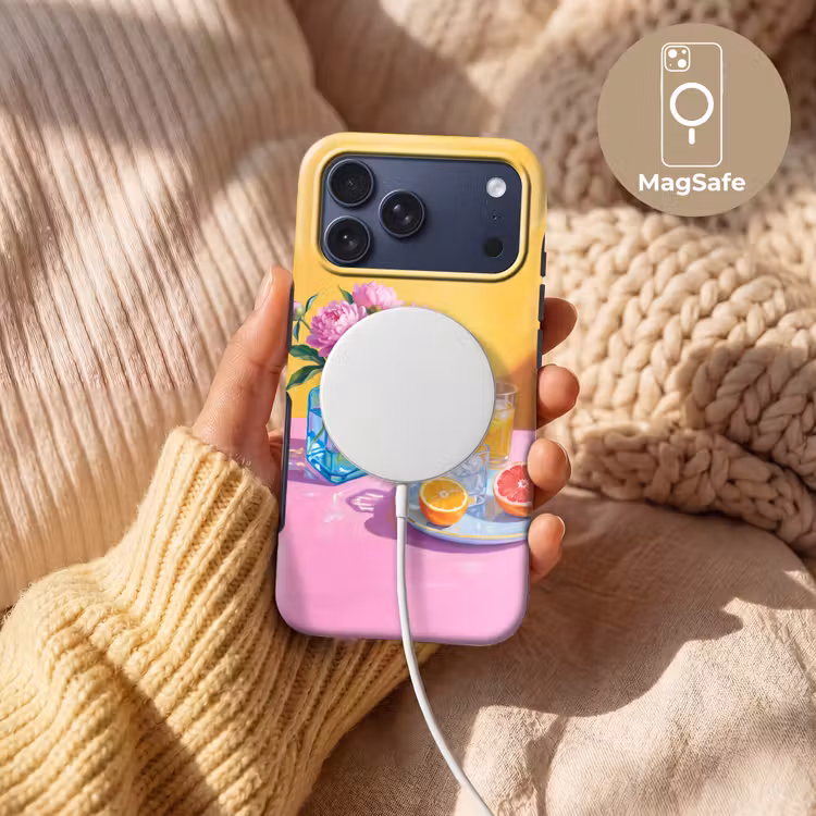 Telefoonhoesje Toughcase - Bloemen - Roze - Modern — 8