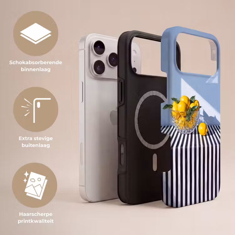 Telefoonhoesje Toughcase - Citroenen - Fruit - Geel — 3