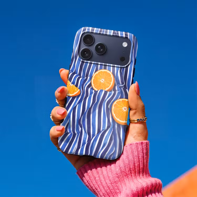 Telefoonhoesje Toughcase - Eten - Fruit - Oranje — 2
