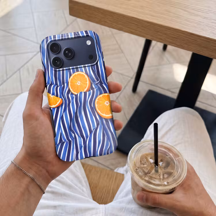 Telefoonhoesje Toughcase - Eten - Fruit - Oranje — 4