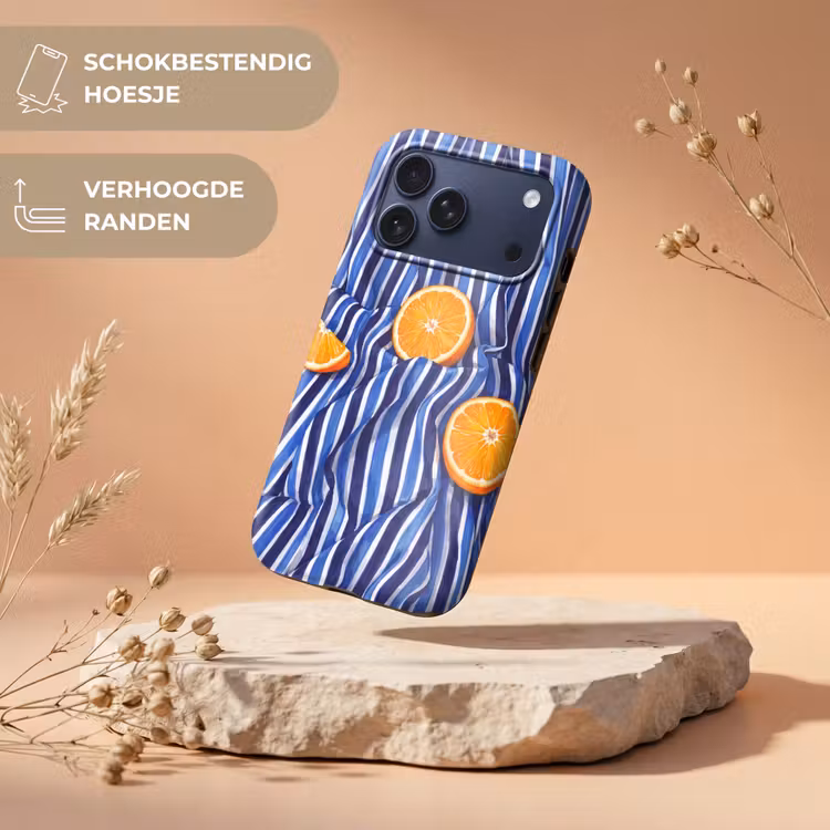 Telefoonhoesje Toughcase - Eten - Fruit - Oranje — 5