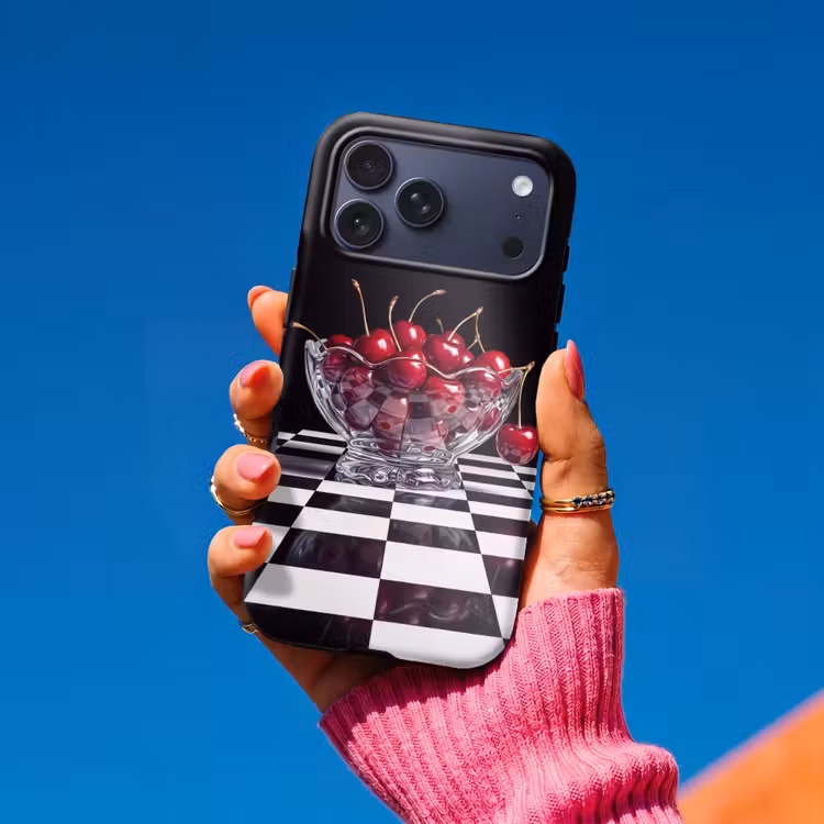 Telefoonhoesje Toughcase - Eten - Kersen - Rood — 2