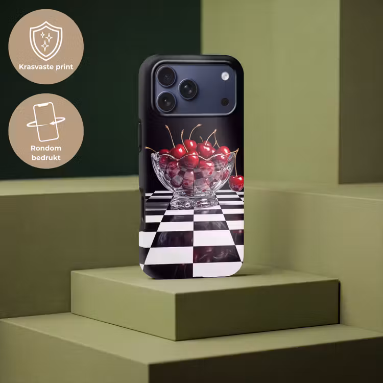 Telefoonhoesje Toughcase - Eten - Kersen - Rood — 7